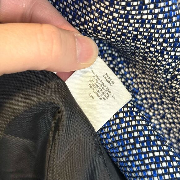 Kasper Blue Open Front Blazer Size 10 NWT - Picture 7 of 9